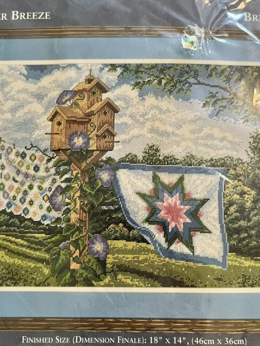 Vintage Needle Treasures 06634 Summer Breeze Needlepoint Kit Sealed Quilts